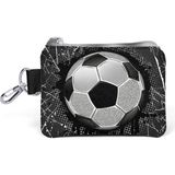 Coral High Kids Futbol Desenli Bozuk Para Çantası 21935 - Siyah - Gümüş