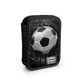 Coral High Kids Futbol Desenli Çift Katlı Kalem Çanta 11153
