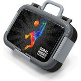Coral High Kids Gri Basketbol Desenli Paslanmaz Çelik Beslenme Kabı 39177 - 1 Adet - Siyah - Gri