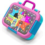 Coral High Kids Gri Mavi Pembe Anime Desenli Paslanmaz Çelik Beslenme Kabı 39249 - 1 Adet