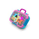 Coral High Kids Gri Mavi Pembe Anime Desenli Paslanmaz Çelik Beslenme Kabı 39249