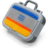 Coral High Kids Gri Sarı Çizgi Desenli Paslanmaz Çelik Beslenme Kabı 39121 - 1 Adet - Gray