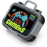 Coral High Kids Gri Turuncu Gamer Desenli Paslanmaz Çelik Beslenme Kabı 39254 - 1 Adet