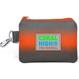 Coral High Kids Gri Turuncu Renk Geçişli Bozuk para Çantası 21848