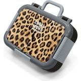 Coral High Kids Kahverengi Leopar Desenli Paslanmaz Çelik Beslenme Kabı 39188 - 1 Adet