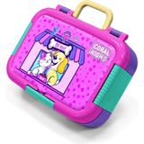 Coral High Kids Kedi Köpek Desenli Desenli Paslanmaz Çelik Beslenme Kabı 39330 - 1 Adet - Pembe - Mor