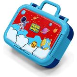 Coral High Kids Kırmızı Mavi Astronot Uzay Desenli Paslanmaz Çelik Beslenme Kabı 39145 - 1 Adet