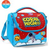 Coral High Kids Kırmızı Mavi Astronot Uzay Desenli Thermo Beslenme Çantası 37145