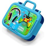 Coral High Kids Kulaklık Game Desenli Paslanmaz Çelik Beslenme Kabı 39365 - 1 Adet - Çok Renkli