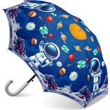 Coral High Kids Lacivert Astronot Desenli Çocuk Şemsiyesi 36116 - Laci - Beyaz - Kırmızı