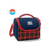 Coral High Kids Lacivert Ekose Fiyonk Desenli Thermo Beslenme Çantası 37107