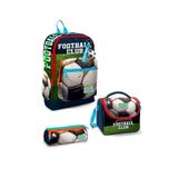 Coral High Kids Lacivert Futbol Desenli 3 lü Okul Çanta Seti SET0123779