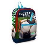 Coral High Kids Lacivert Futbol Desenli Dört Bölmeli Okul Sırt Çantası 23779