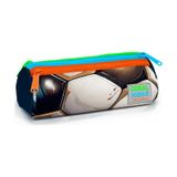Coral High Kids Lacivert Futbol Desenli Üç Bölmeli Kalem Çantası 22095 Lacivert