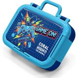 Coral High Kids Lacivert Game Desenli Paslanmaz Çelik Beslenme Kabı 39151
