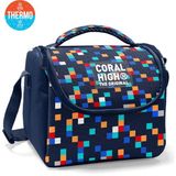 Coral High Kids Lacivert Geometrik Desenli Thermo Beslenme Çantası 37135 - 1 Adet