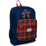 Coral High Kids Lacivert Kırmızı Kurdele Desenli Okul Sırt Çantası 33207 - 1 Adet - Lacivert - Kırmızı