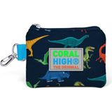Coral High Kids Lacivert Mavi Dinazor Desenli Bozuk Para Çantası 21740 - Göründüğü Gibi