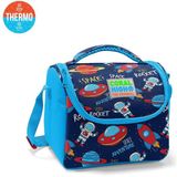 Coral High Kids Lacivert Mavi Uzay Desenli Thermo Beslenme Çantası 11807 - Lacivert - Mavi Beslenme Çantası