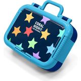 Coral High Kids Lacivert Renkli Yıldız Desenli Paslanmaz Çelik Beslenme Kabı 39109 - 1 Adet