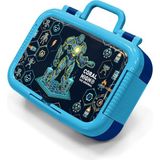 Coral High Kids Lacivert Robot Desenli Paslanmaz Çelik Beslenme Kabı 39146 - 1 Adet - Lacivert - Mavi