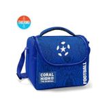 Coral High Kids Lacivert Saks Futbol Desenli Thermo Beslenme Çantası 22797 Saks Mavi