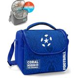Coral High Kids Lacivert Saks Futbol Desenli Thermo Beslenme Çantası 22797