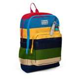 Coral High Kids Lacivert Sarı Kırmızı Çizgi Desenli Okul Sırt Çantası 33212