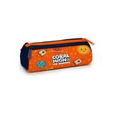 Coral High Kids Lacivert Uzay Desenli Üç Bölmeli Kalem Çantası 31060