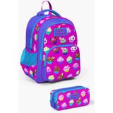 Coral High Kids Lavanta Pembe Cupcake Desenli 2'li Okul Çanta Seti SET0223495 Okul Çanta