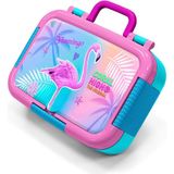 Coral High Kids Lavanta Pembe Flamingo Desenli Paslanmaz Çelik Beslenme Kabı 39227 - 1 Adet - Lavanta - Pembe