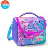 Coral High Kids Lavanta Pembe Flamingo Desenli Thermo 11705 Beslenme Çantası