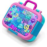 Coral High Kids Lavanta Su Yeşili Grafiti Desenli Paslanmaz Çelik Beslenme Kabı 39294 - 1 Adet