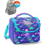 Coral High Kids Lavanta Turkuaz Deniz Temalı Thermo Beslenme Çantası 12783