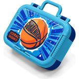 Coral High Kids Mavi Basketbol Desenli Paslanmaz Çelik Beslenme Kabı 39357 - 1 Adet - Mavi - Açık Mavi