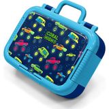 Coral High Kids Mavi Lacivert Monster Truck Desenli Paslanmaz Çelik Beslenme Kabı 39306