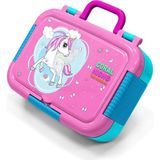 Coral High Kids Mavi Neon Pembe Unicorn Desenli Paslanmaz Çelik Beslenme Kabı 39232 - 1 Adet - Mavi Pembe - Yeşil