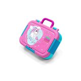 Coral High Kids Mavi Neon Pembe Unicorn Desenli Paslanmaz Çelik Beslenme Kabı 39232