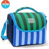 Coral High Kids Mavi Yeşil Çizgili Thermo Beslenme Çantası 37111 - 1 Adet