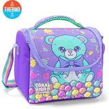 Coral High Kids Milka Şeker Ayıcık Desenli Thermo Beslenme Çantası 37105 - 1 Adet - 12M-Krem