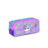 Coral High Kids Milka Su Yeşili Tavşan Desenli İki Bölmeli Kalem Çantası 31055