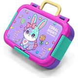 Coral High Kids Milka Su Yeşili Tavşan Desenli Paslanmaz Çelik Beslenme Kabı 39155 - 1 Adet - Mor