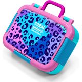 Coral High Kids Mor Leopar Desenli Paslanmaz Çelik Beslenme Kabı 39166