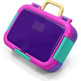 Coral High Kids Mor Pembe Desenli Paslanmaz Çelik Beslenme Kabı 39350 - 1 Adet - 12M-Krem