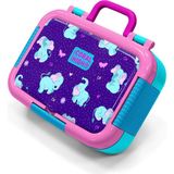 Coral High Kids Mor Pembe Fil Desenli Paslanmaz Çelik Beslenme Kabı 39293 - 1 Adet