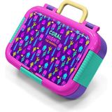 Coral High Kids Mor Pembe Kaktüs Desenli Paslanmaz Çelik Beslenme Kabı 39208 - 1 Adet - Mor - Pembe - Fuşya