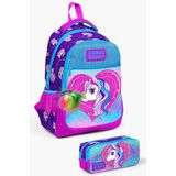 Coral High Kids Mor Pembe Unicorn Desenli 2'li Okul Çanta Seti GOSET0223492