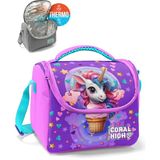 Coral High Kids Mor Pembe Unicorn Desenli Thermo Beslenme Çantası 12782