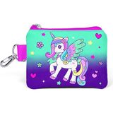 Coral High Kids Mor Su Yeşili Unicorn Desenli Bozuk Para Çantası 21869 - Mor - Su Yeşili