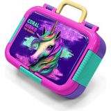 Coral High Kids Mor Unicorn Desenli Paslanmaz Çelik Beslenme Kabı 39266 - 1 Adet - Pale Beige